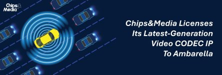 Chips&Media Licenses Its Latest-Generation Video CODEC IP to Ambarella, Strengthening Strategi...jpg Chips&Media Licenses Its Latest-Generation Video CODEC IP to Ambarella, Strengthening Strategi...jpg