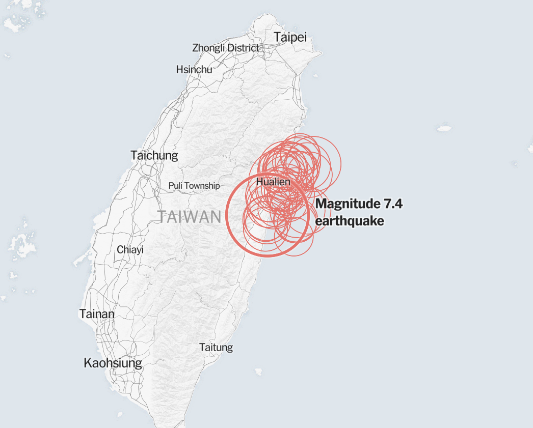 TW Apr 3 2024 earthquake epicenter.png