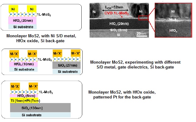 MoS2 device