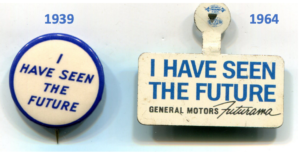 GM Worlds Fair buttons 1939 1964