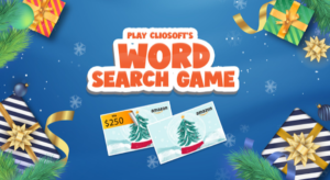 Cliosoft Holiday Word Game Search