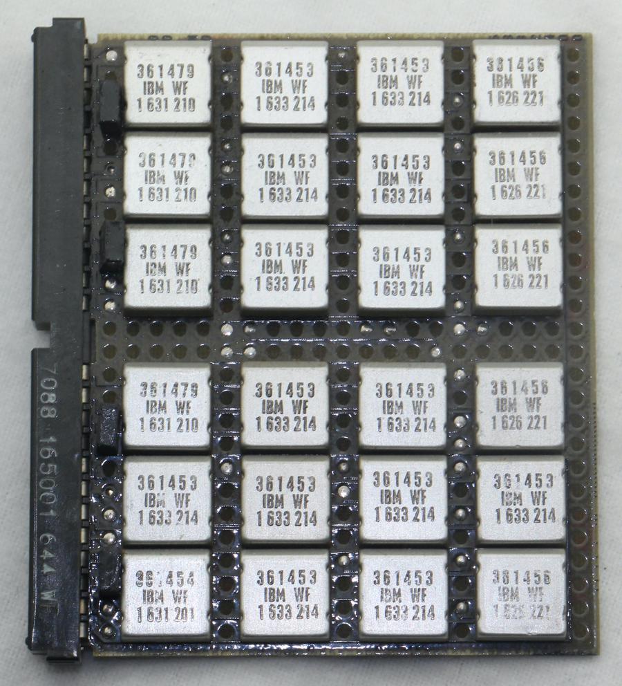 A logic board using SLT modules. (The display box labeled this as an MST board though.)