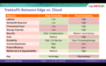 Tradeoffs Edge vs Cloud