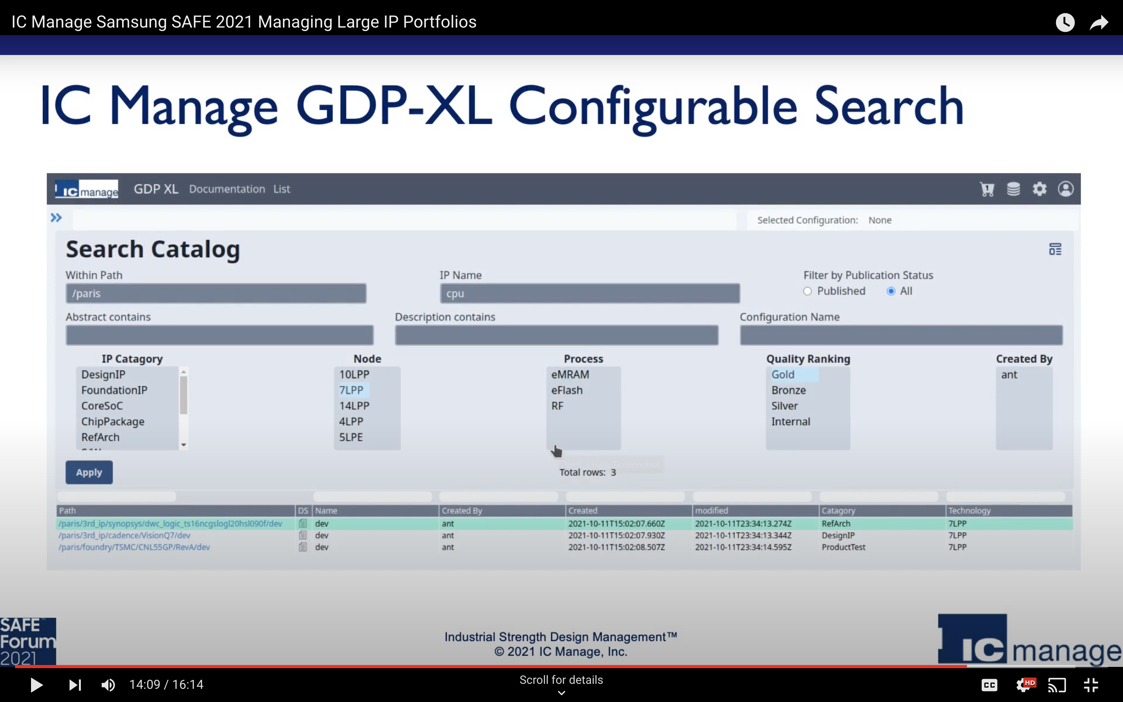 17 GDP XL Configurable Search
