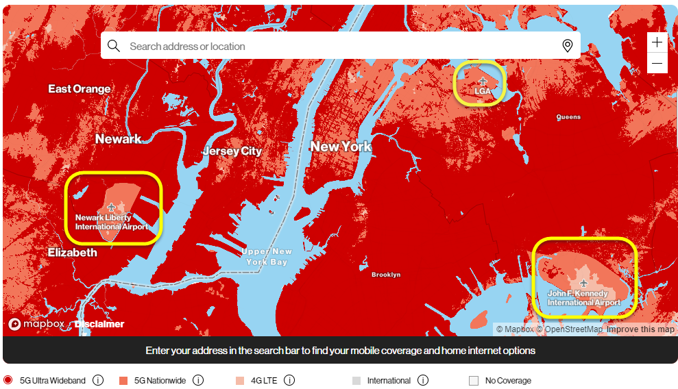 Fig 1 Verizon Cov Map 5G UWB