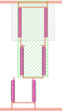 Selecting device area min