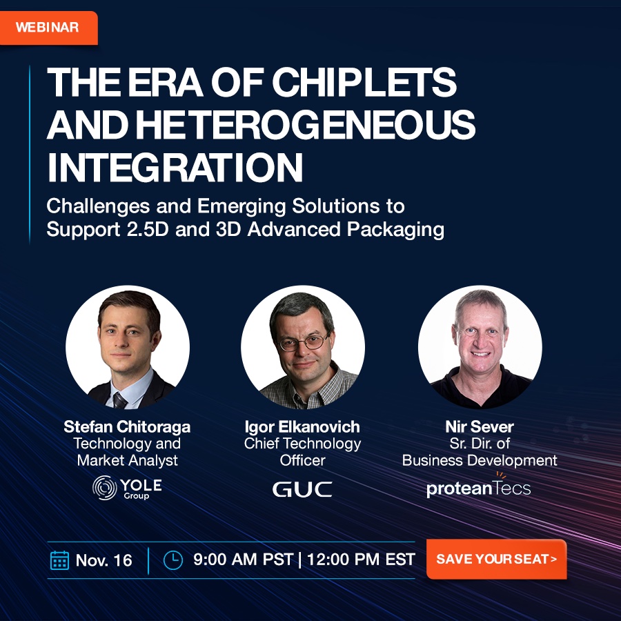 Webinar: The Era of Chiplets and Heterogeneous Integration: Challenges ...