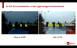 AI ISP for Automotive, Low Light Image Enhancement