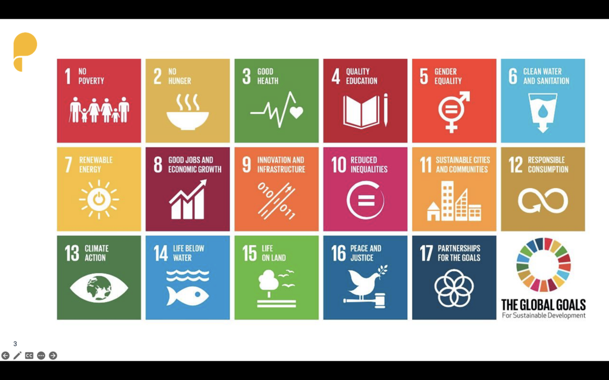 Global Goals for Sustainable Development Connected Devices