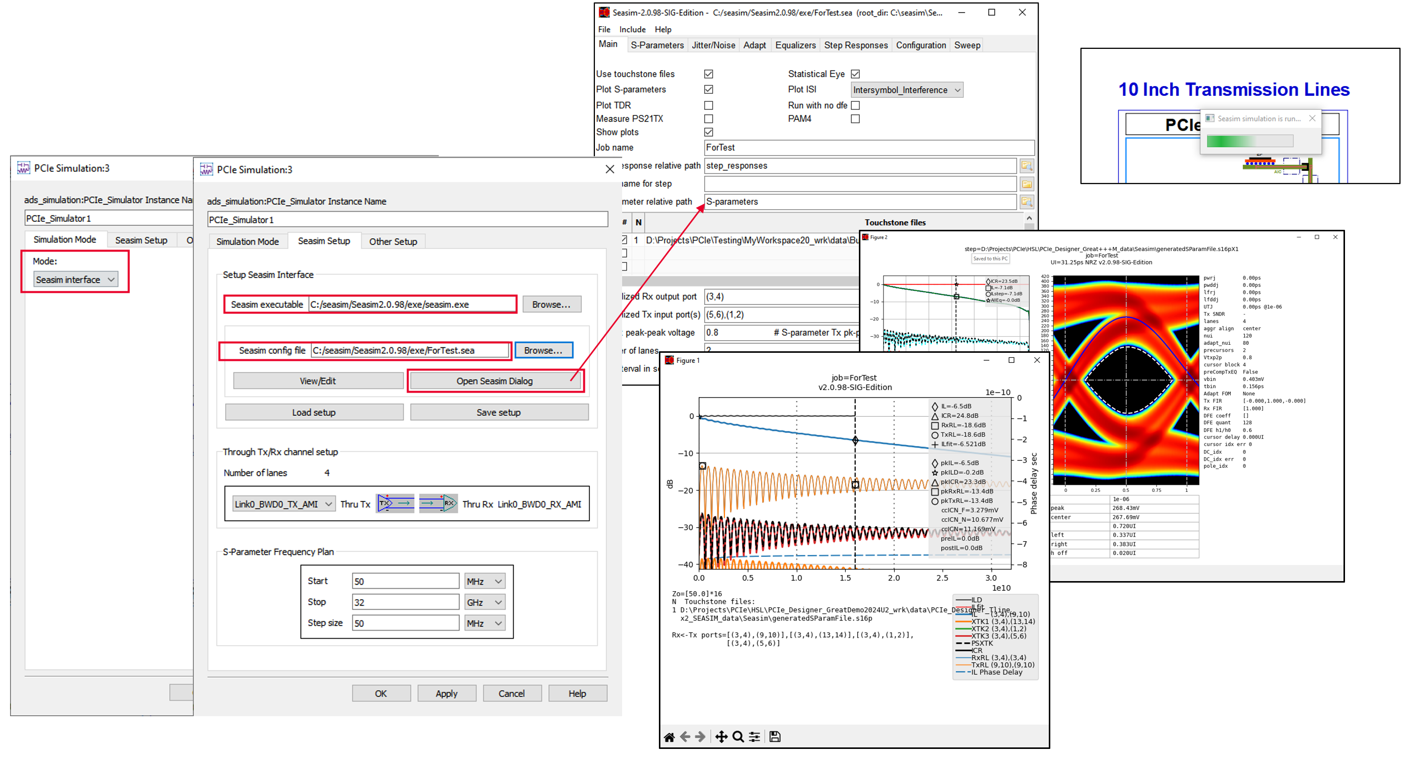 Seasim interface