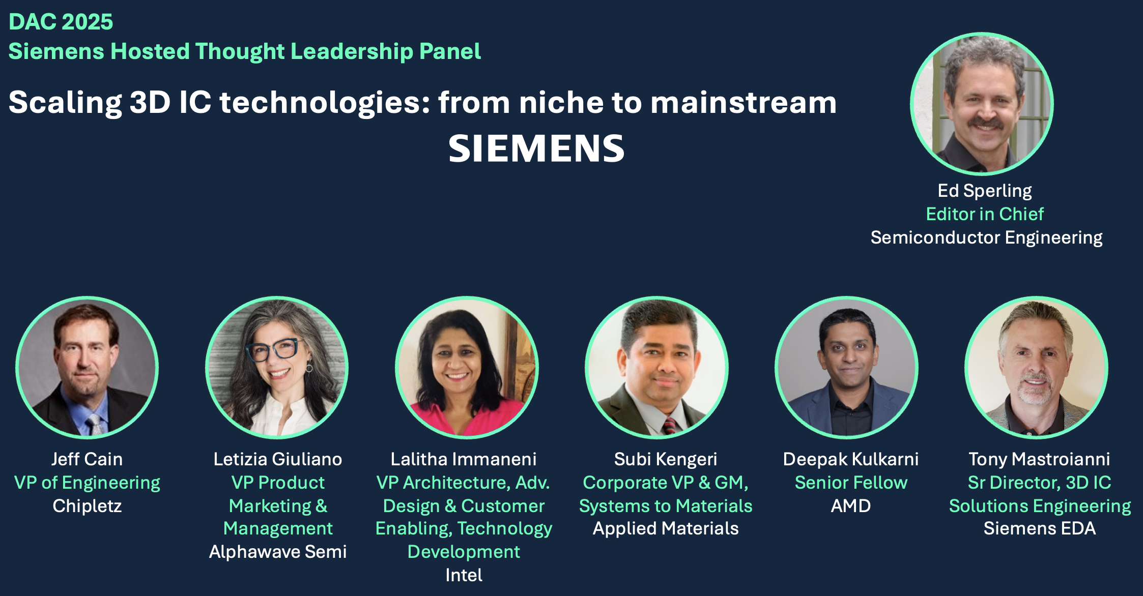 Scaling 3D IC Technologies – Siemens Hosts a Meeting of the Minds at DAC