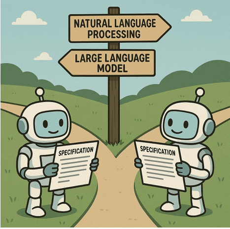 NLP versus LLM choice min