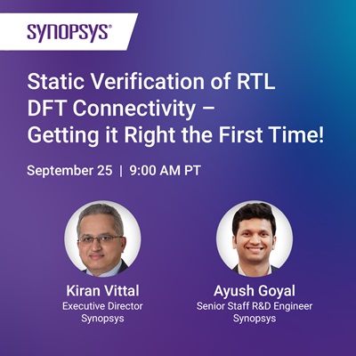 Synopsys rtl dft webinar 400x400