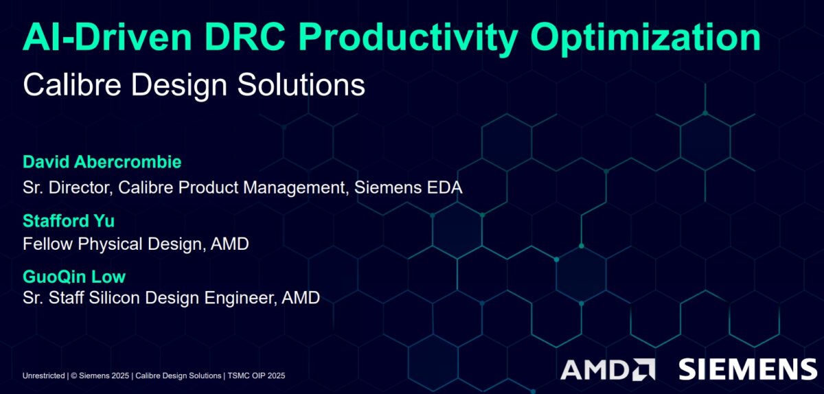 AI Driven DRC Productivity Optimization Siemens AMD TSMC AI Driven DRC Productivity Optimization Siemens AMD TSMC