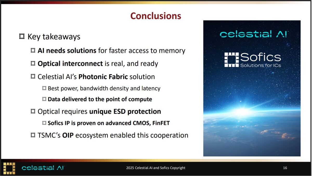 Sofics Conclusion TSMC OIP 2025 SemiWiki Celestial ai Sofics Conclusion TSMC OIP 2025 SemiWiki Celestial ai