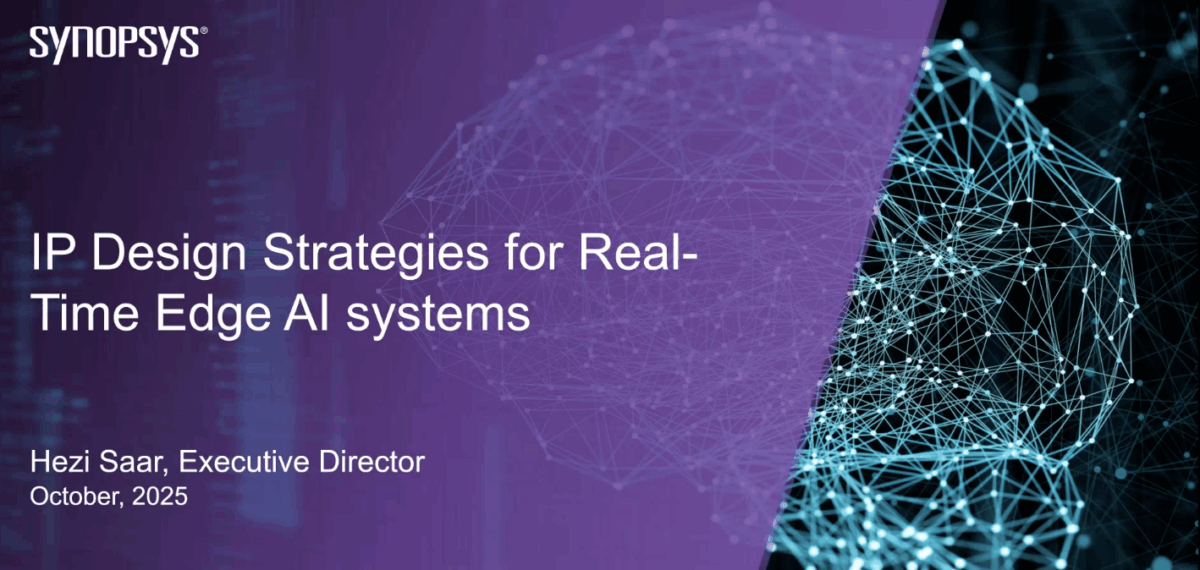 Synopsys Webinar on Edge AI Systems