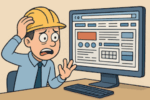 Engineer struggling with a website