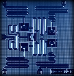 Quantum processor courtesy IBM