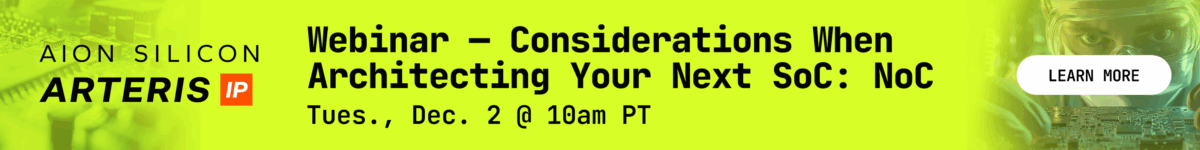soc noc arteris ip aion silicon