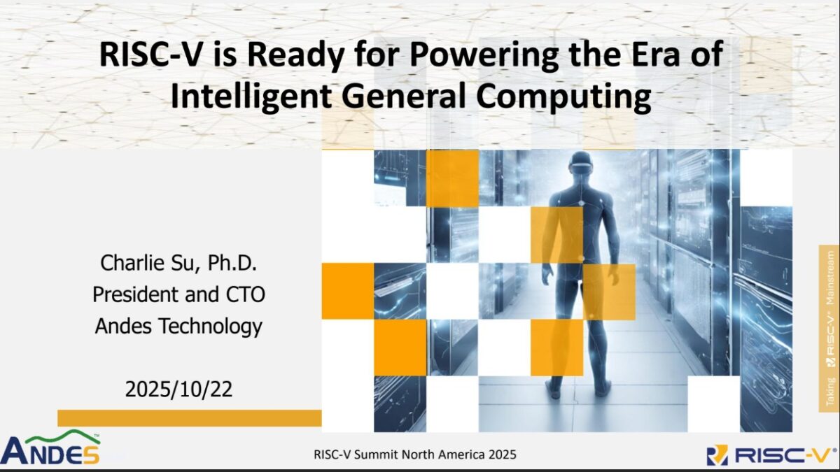 Andes RISC V Summit 2025 Charlie Su