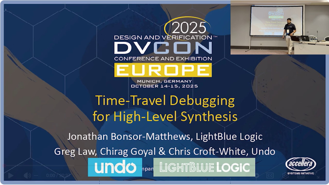 DVCon Europe 2025 Undo.io