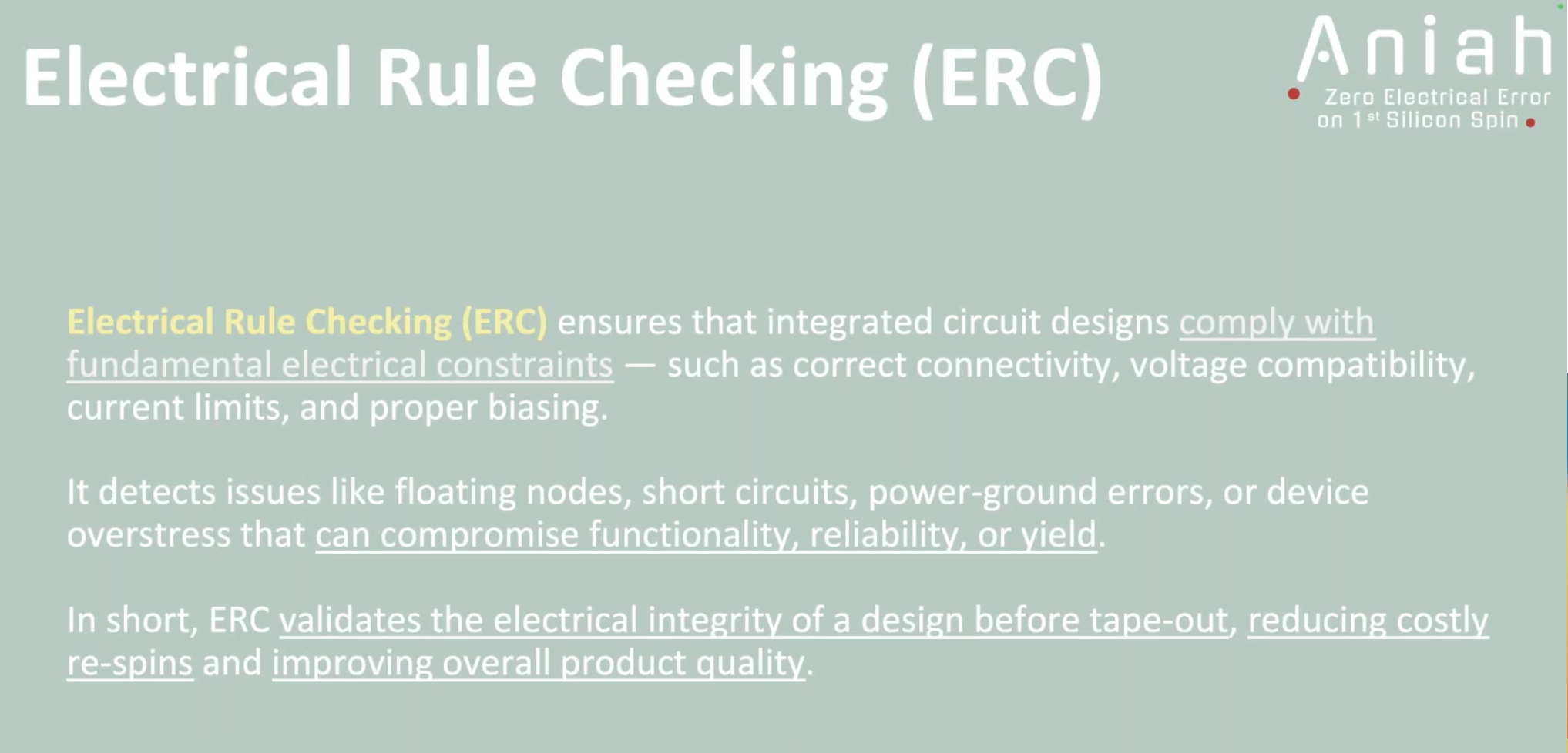 ERC Fundamentals ERC Fundamentals