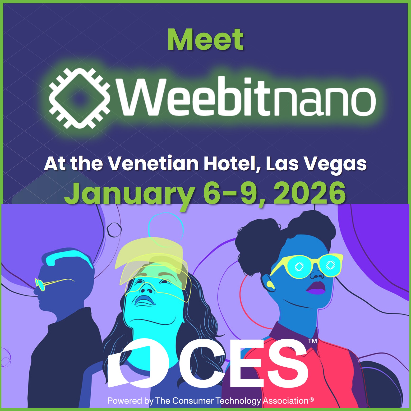 L CES 2026 Meeting Weebit ReRAM NVM RRAM IP technology for semiconductor companies