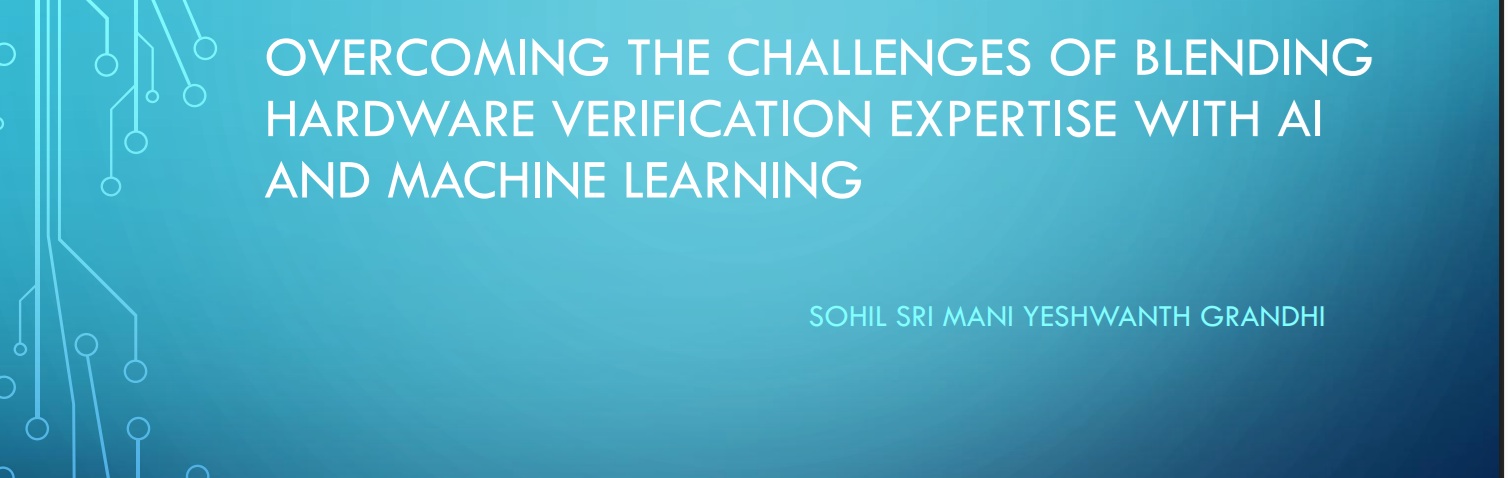 Nvidia Overcoming the Challenges of Blending Hardware Verification Expertise with AI and Machine Learning