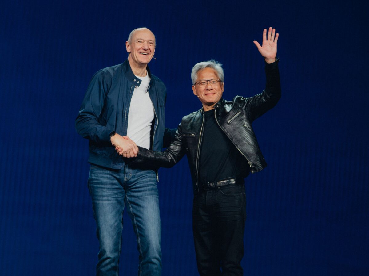 CES 2026 Jensen Huang founder and CEO of NVIDIA Roland Busch President and CEO of Siemens AG