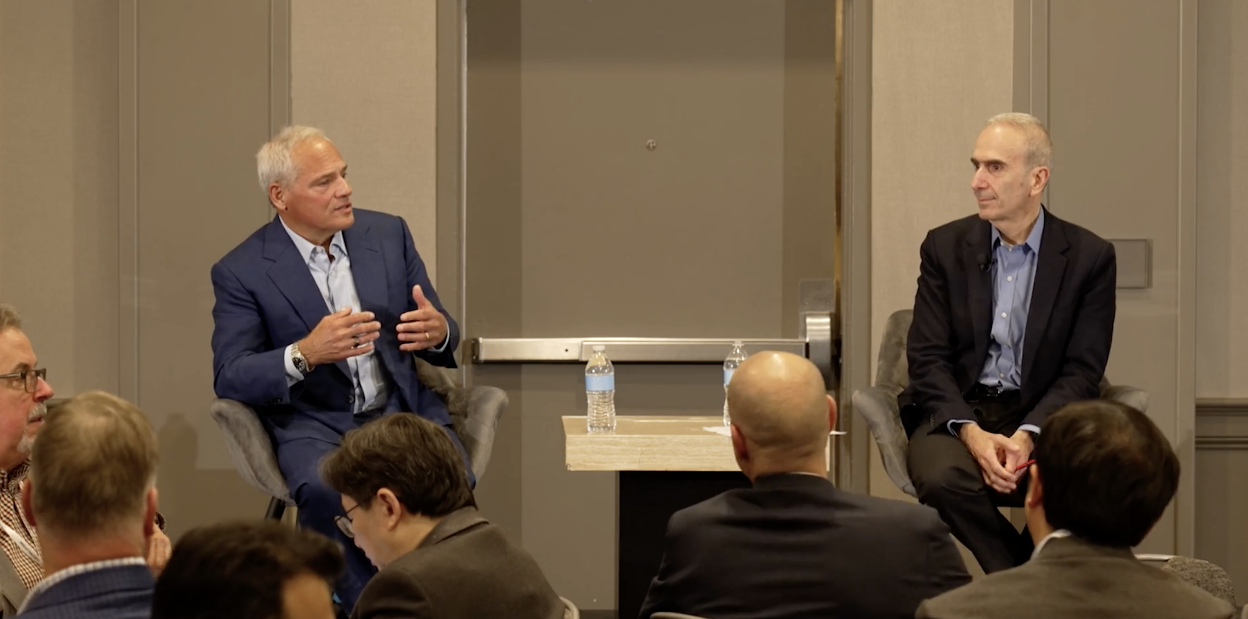 Kibarian and Caulfield at PDF Fireside Chat Dinner Dec 3, 2025