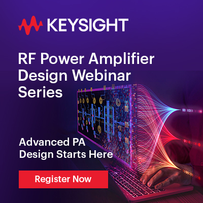 RF Power Amp Design Webinar Series Banner Ad 400x400