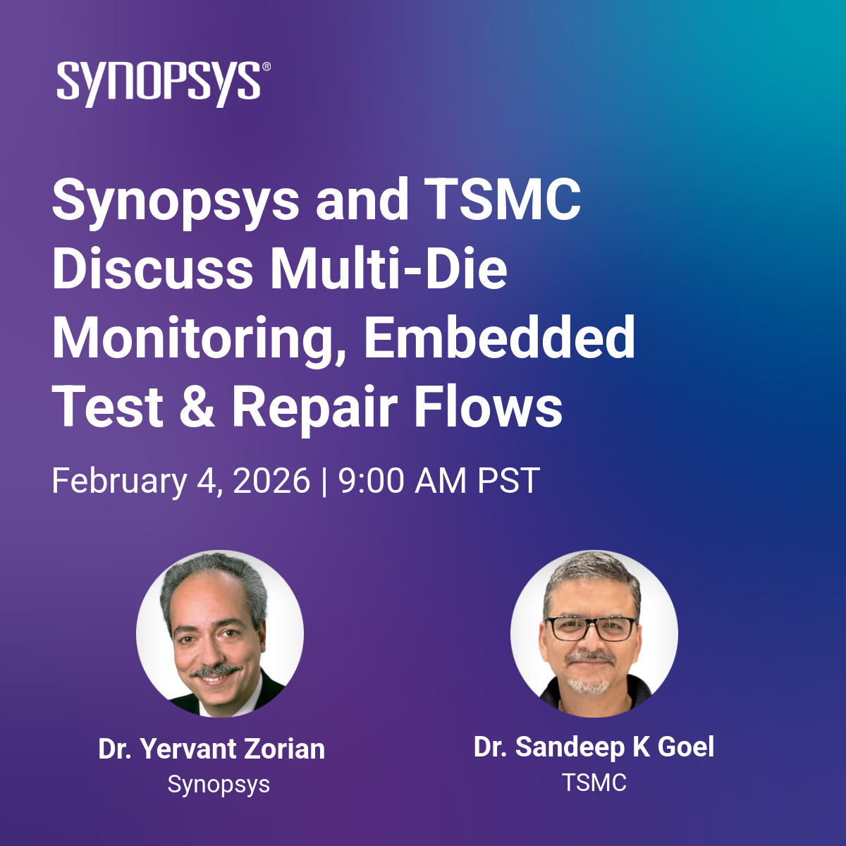 Synopsys multie die TSMC webinar 1200x1200px