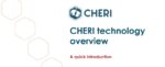 CHERI Technology Overview 2026