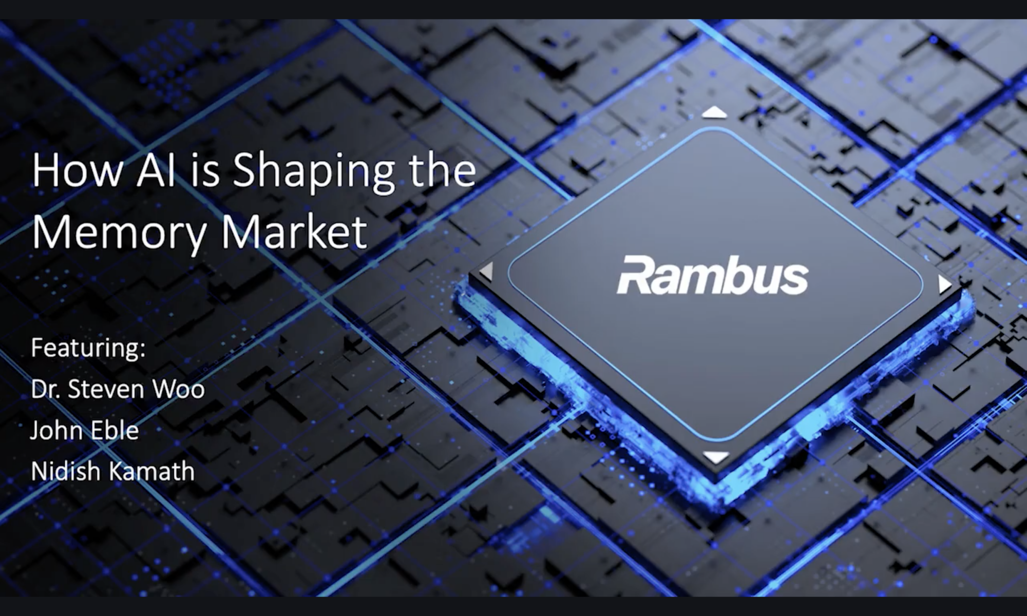 How AI is Shaping the Memory Market Title Slide