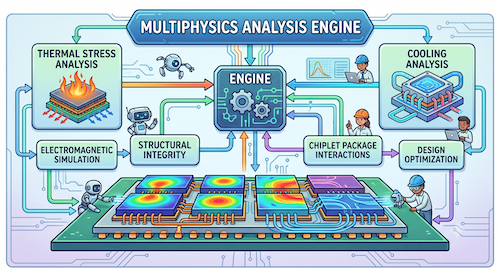 All-Embracing Multiphysics Analysis for Chiplet-Based Systems