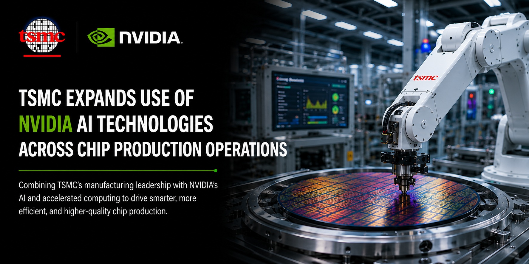 TSMC Expands Use of NVIDIA AI Technologies Across Chip Production Operations