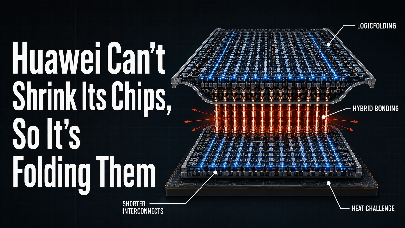 Huawei Can’t Shrink Its Chips, So It’s Folding Them