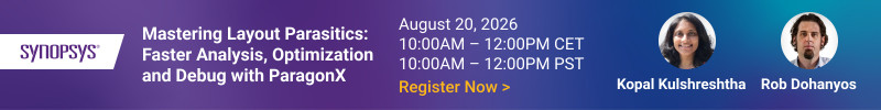 Synopsys ParagonX August Webinar 800x100px