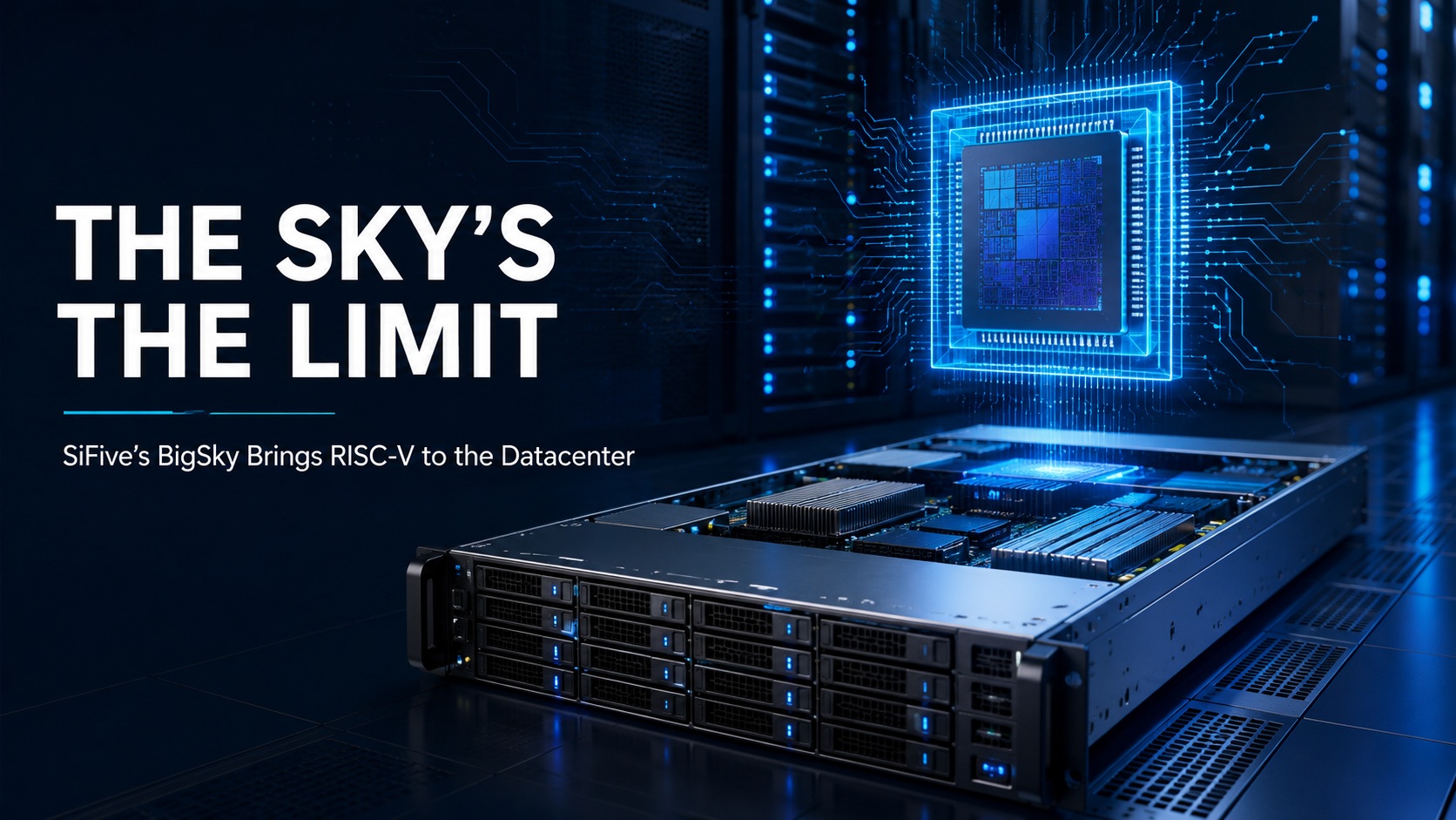 The Sky’s the Limit SiFive’s BigSky Brings RISC V to the Datacenter