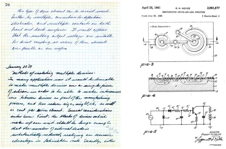 IMAGE 3 Noyce engineering notebook + patent
