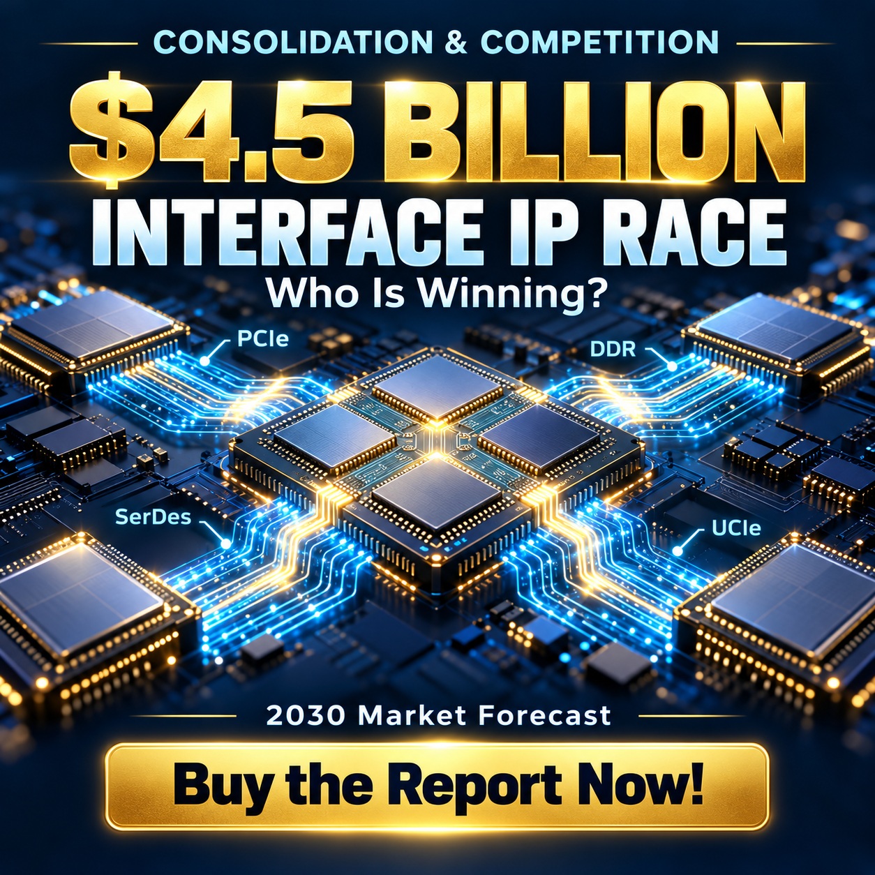 Chiplet interconnect race forecast