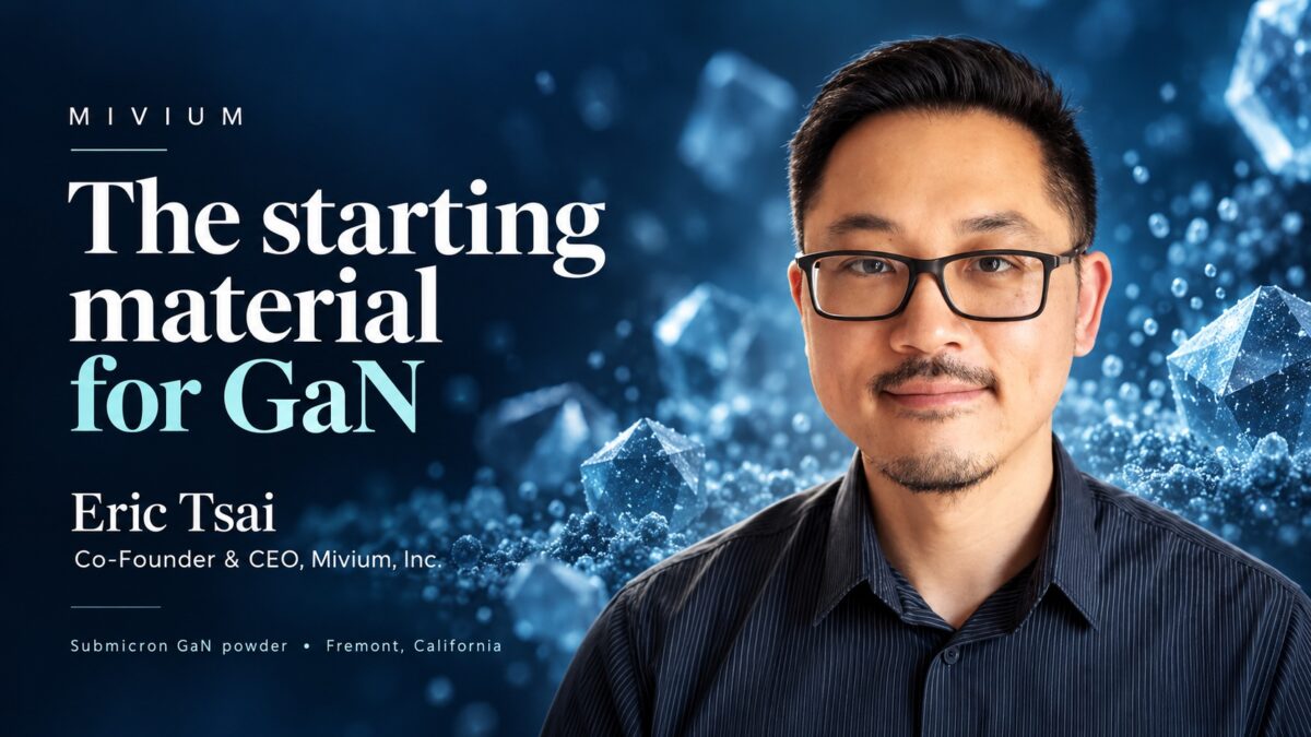 Eric Tsai on the GaN starting material